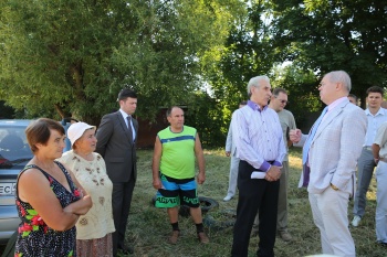 Встреча Главы городского самоуправления с жителями деревни Воровая Встреча Главы городского самоуправления с жителями деревни Воровая
