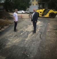 Ремонт дороги и новая спортивная площадка Ремонт дороги и новая спортивная площадка