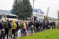 Первые группы мобилизованных калужан отправились исполнять воинский долг Первые группы мобилизованных калужан отправились исполнять воинский долг