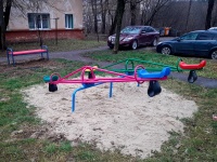 На Ольговке появилась новая детская площадка На Ольговке появилась новая детская площадка