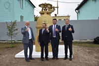 В Калуге появился памятник водопроводной задвижке В Калуге появился памятник водопроводной задвижке