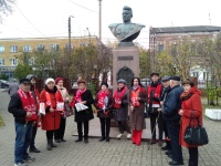 В Калуге почтили память дважды Героя Советского Союза А.Т.Карпова В Калуге почтили память дважды Героя Советского Союза А.Т.Карпова