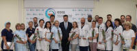 Медработники принимают поздравления Медработники принимают поздравления