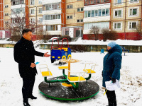 На «Терепце» обустроена детская площадка На «Терепце» обустроена детская площадка