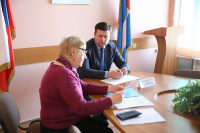 На приёме у Главы городского самоуправления На приёме у Главы городского самоуправления