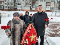На Кубяка почтили память освободителей Калуги На Кубяка почтили память освободителей Калуги
