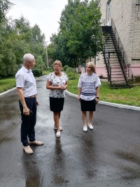 В детсаду «Алёнушка» отремонтированы проезды и дорожки В детсаду «Алёнушка» отремонтированы проезды и дорожки