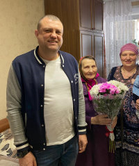 Ветеран отметила 90-й день рождения Ветеран отметила 90-й день рождения